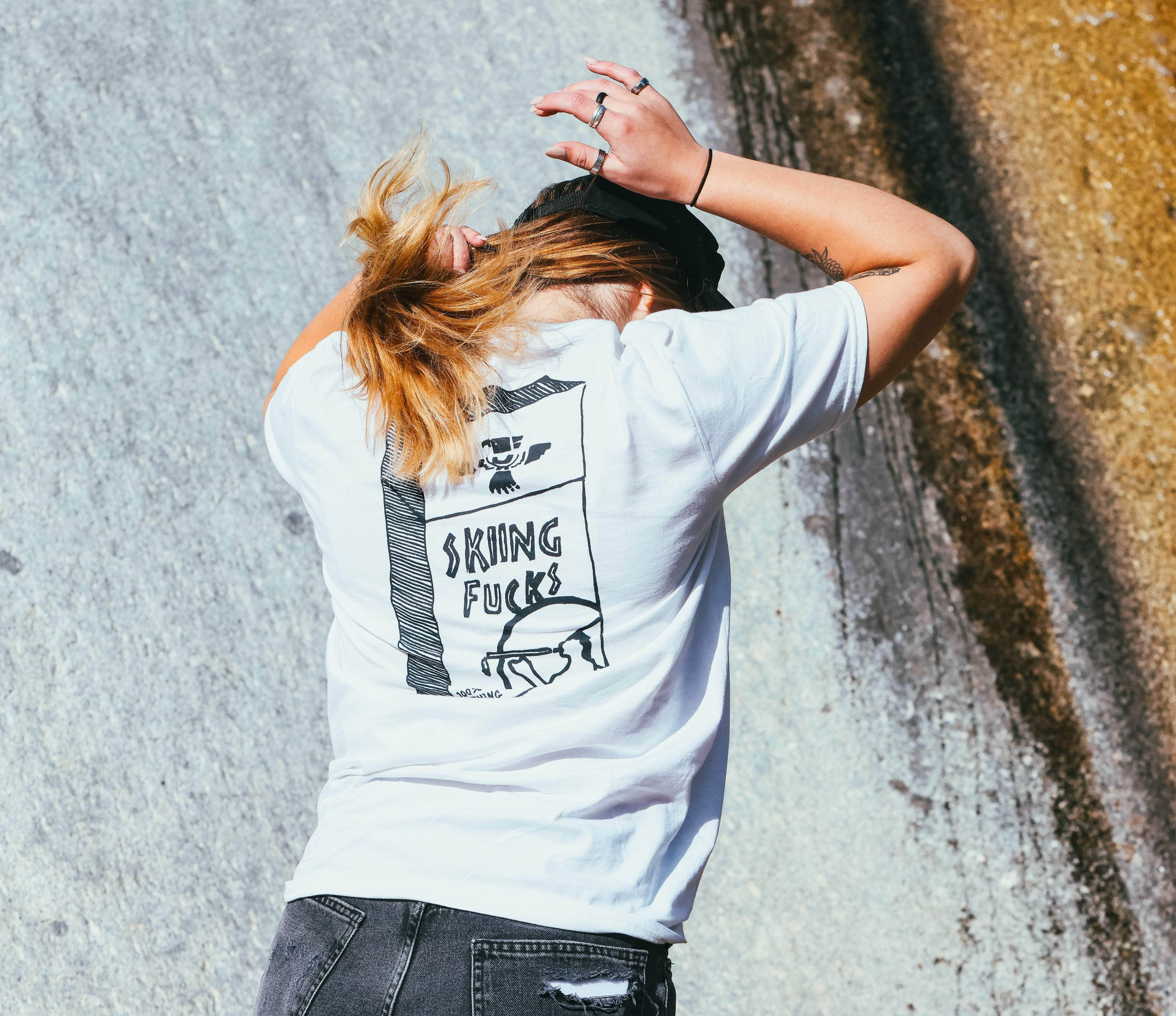 Skiing Fucks Shirt - Image 4