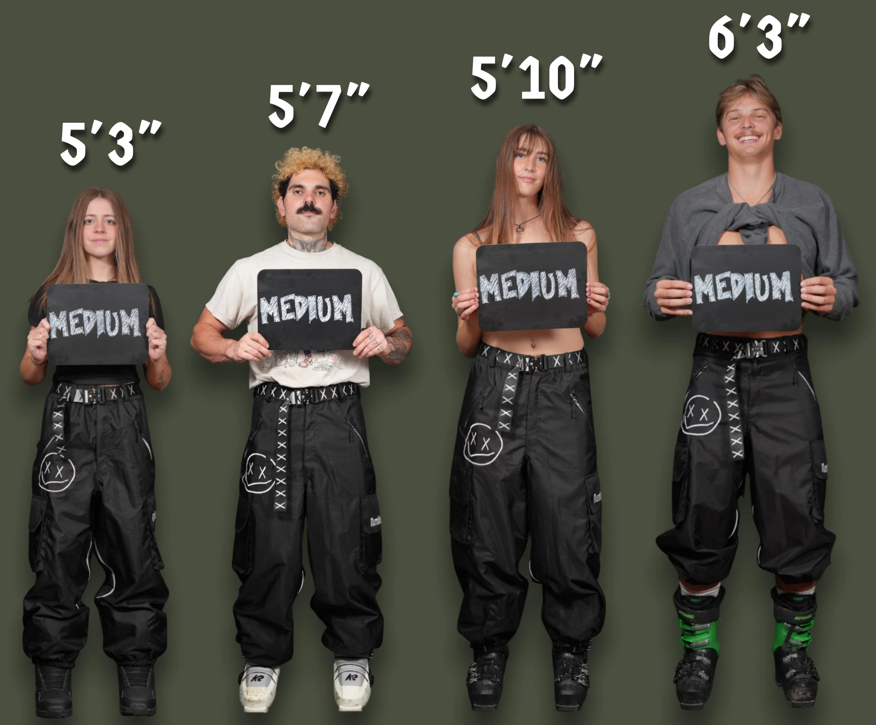 Slacker Baggy Snow Bib: Tree Camo - Image 12