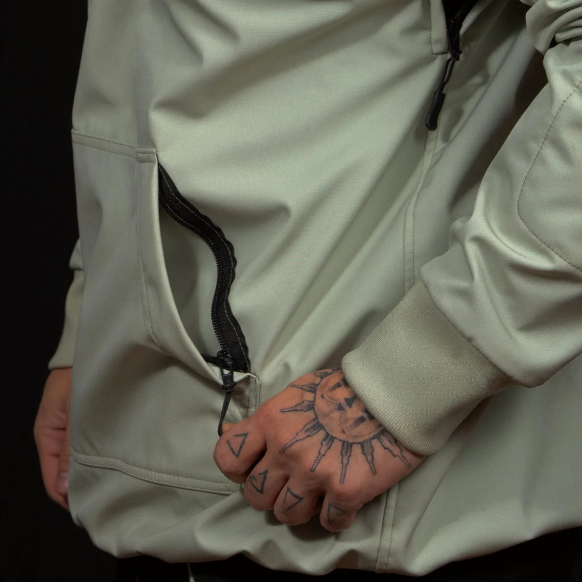 Slacker Snow Jacket: Sage - Image 4